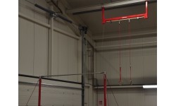 Reguliuojamas apverstas gimnastikos žiedų rėmas Flex