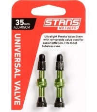 Stan's NoTubes valves for tubeless tires 35mm (green)