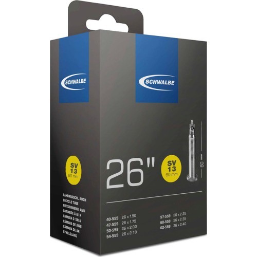 Schwalbe SV21 bicycle tube 26x1.50/2.50 (40/62-559) FV60