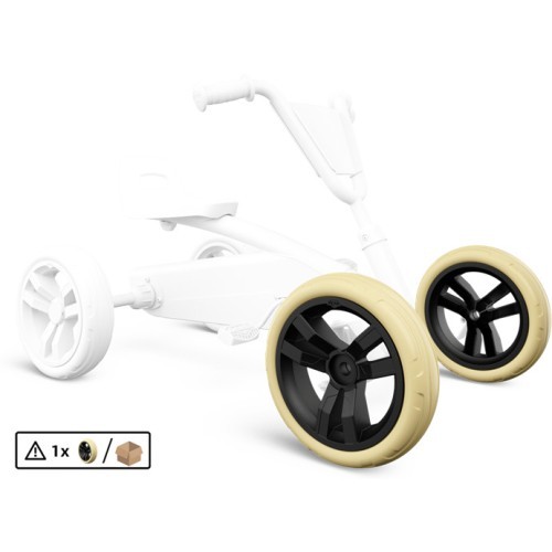 Wheel 9x2 - Beige/Black Front