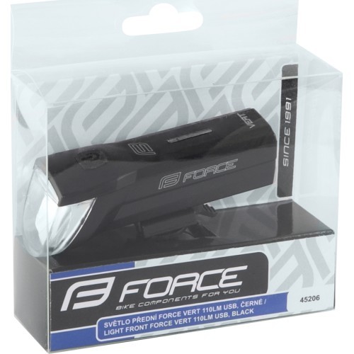Priekinis žibintas FORCE Vert 110LM USB