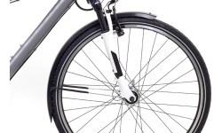 Hebie Viper Stadtmeister 78042E1 Mudguard Set 28" (black, width 42 mm, made in Germany)