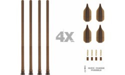 ZFISH Feeder Casting Tube šėrykla, 4 vnt.