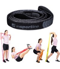 Pasipriešinimo guma inSPORTline Rand XXX Strong - Juoda