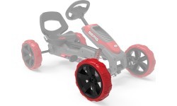 Wheel black-red 10x2,5 front right