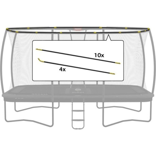 Комплект трубок каркаса защитной сетки Ultim Safety Net DLX XL 410