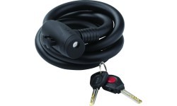 Велосипедный замок KLS cable 4.5x180 см (чёрный)
