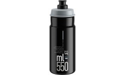 Elite Jett Water Bottle 550ml (black/grey logo)
