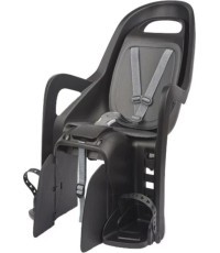 Polisport Groovy CFS rear rack-mounted child bike seat 22 kg (black/grey)