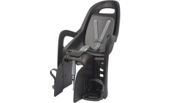 Polisport Groovy CFS rear rack-mounted child bike seat 22 kg (black/grey)