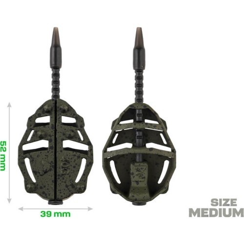ZFISH Method Feeder Spider Medium rinkinys 40, 50 g + forma