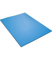 Двухслойный коврик Yate Fitness Maxi, 12 мм, 95x70x1,2 см, чёрно-синий