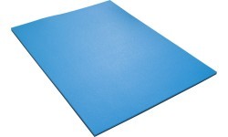 Двухслойный коврик Yate Fitness Maxi, 12 мм, 95x70x1,2 см, чёрно-синий