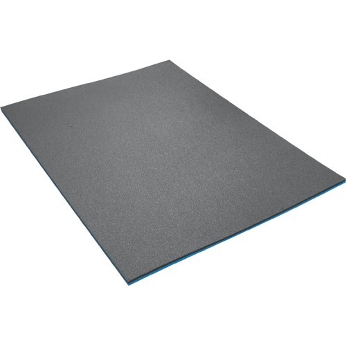 Двухслойный коврик Yate Fitness Maxi, 12 мм, 95x70x1,2 см, чёрно-синий