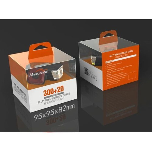Комплект переднего и заднего фонарей MagicShine ALLTY Mini 300 + SEEMEE 20