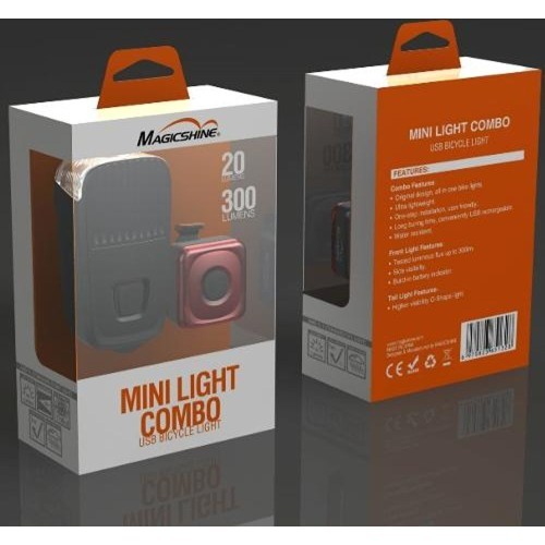 Комплект переднего и заднего фонарей MagicShine ALLTY Mini 300 + SEEMEE 20