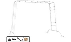 PlayBase gimnastikos skersinio dvigubų varžtų komplektas (10 vnt.)