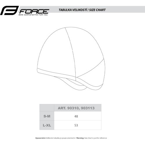 FORCE cap S-M (black)