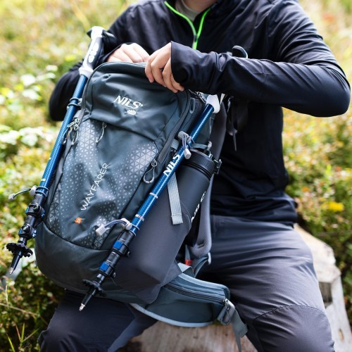 NC1925 BACKPACK TOURIST GRAY WAYFARER 35L NILS CAMP