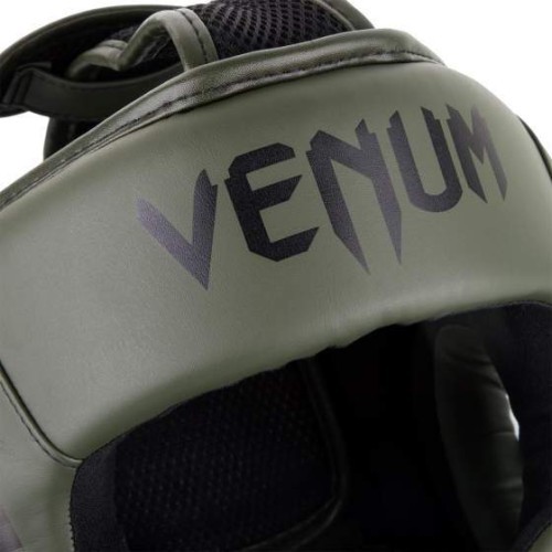 Bokso šalmas Venum Elite - Khaki/Juoda