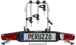 Багажник для велосипедов Peruzzo Zephyr на 3 велосипеда, E-BIKE, на фаркоп (алюминиевый)