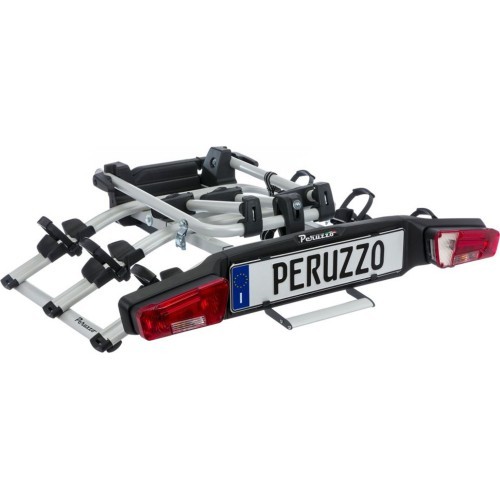 Багажник для велосипедов Peruzzo Zephyr на 3 велосипеда, E-BIKE, на фаркоп (алюминиевый)