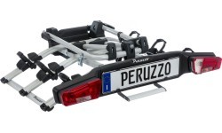 Багажник для велосипедов Peruzzo Zephyr на 3 велосипеда, E-BIKE, на фаркоп (алюминиевый)