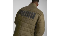 Puma Striukė Vyrams Ess+ Padded Jacket Khaki 849349 62