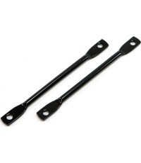 Galinės dviračio bagažinės tvirtinimo plokštelės 160mm, 2 vnt.