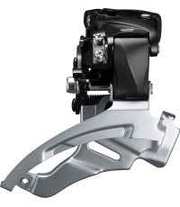 Передний переключатель Shimano Altus FD-M2000, 3x9 скоростей, Dual Pull, 28,6 / 31,8 / 34,9 мм, 40T