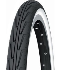 Padanga Michelin Junior City 24x1.75 (44-507) su baltu šonu