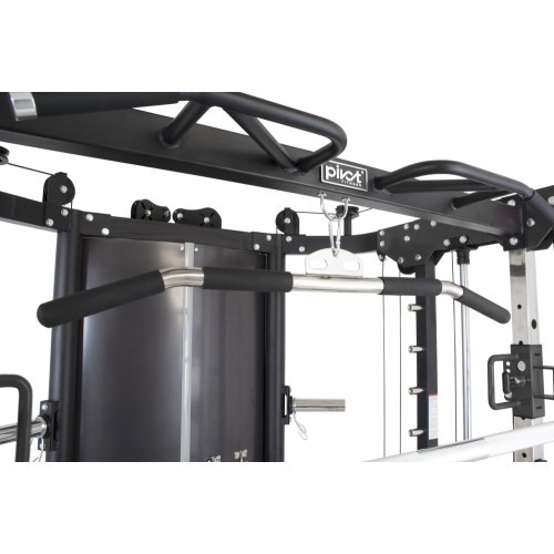 Многофункциональный тренажёр Pivot Fitness FSM-400 Functional Smith Machine, чёрный