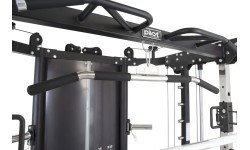Multifunkcinis treniruoklis Pivot Fitness FSM-400 Functional Smith Machine, juodas