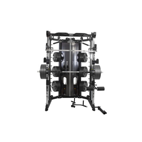 Многофункциональный тренажёр Pivot Fitness FSM-400 Functional Smith Machine, чёрный