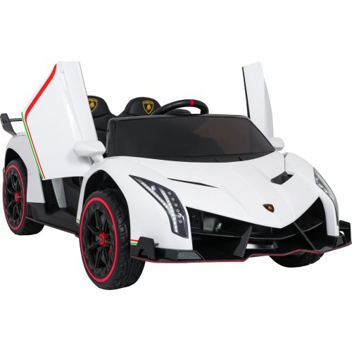 Elektromobilis Lamborghini Veneno, baltas