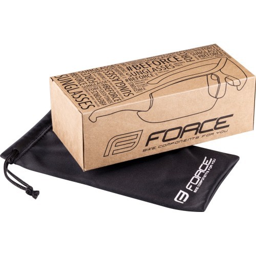 Очки FORCE Ombro Plus, чёрные линзы, с оправой для диоптрийных стёкол (чёрные)