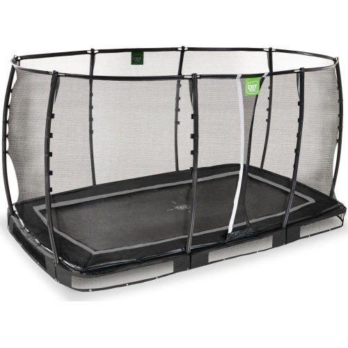Грунтовый батут EXIT Allure Premium 214x366 см, чёрный
