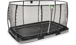 Грунтовый батут EXIT Allure Premium 214x366 см, чёрный