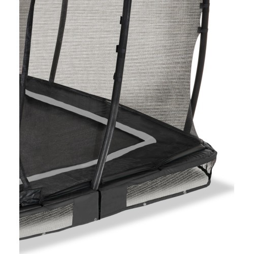 Грунтовый батут EXIT Allure Premium 214x366 см, чёрный