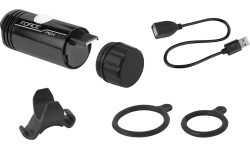 Priekinis žibintas FORCE PEN MINI 150LM USB mini (juoda)