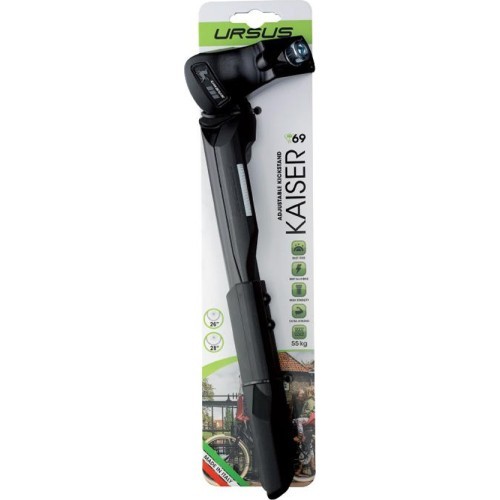 URSUS KAISER 69 bicycle kickstand 26-28" center mount (black)