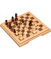 Travel Chess Set Philos wood, magnetic 17 x 8.5 cm