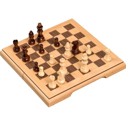 Дорожный шахматный набор Philos деревянный, магнитный 17x8.5cm
