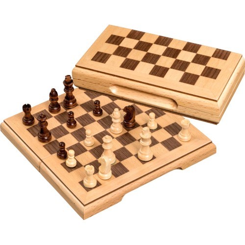 Travel Chess Set Philos wood, magnetic 17 x 8.5 cm