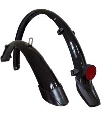 Fender set 28" 51mm, with brackets (black)