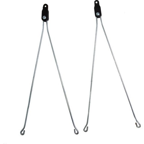 Fender set 28" 51mm, with brackets (black)