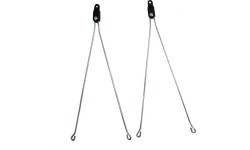 Fender set 28" 51mm, with brackets (black)