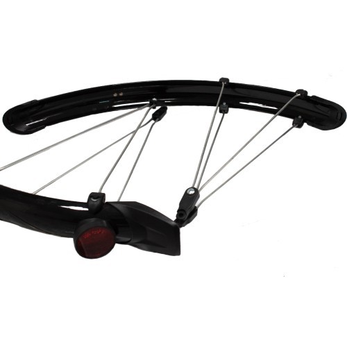 Fender set 28" 51mm, with brackets (black)