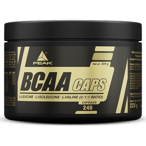 Peak BCAA CAPS 240 caps.