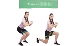 Резинка для фитнеса inSPORTline Hiplop S - Зелёный